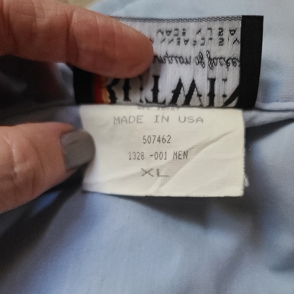 Vintage baby blue 💙 windbreaker by Butwin szXL - Picture 3 of 6